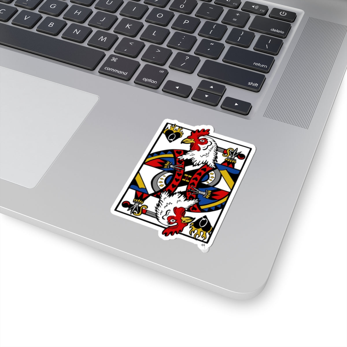 Playing Card Chicken Sticker
