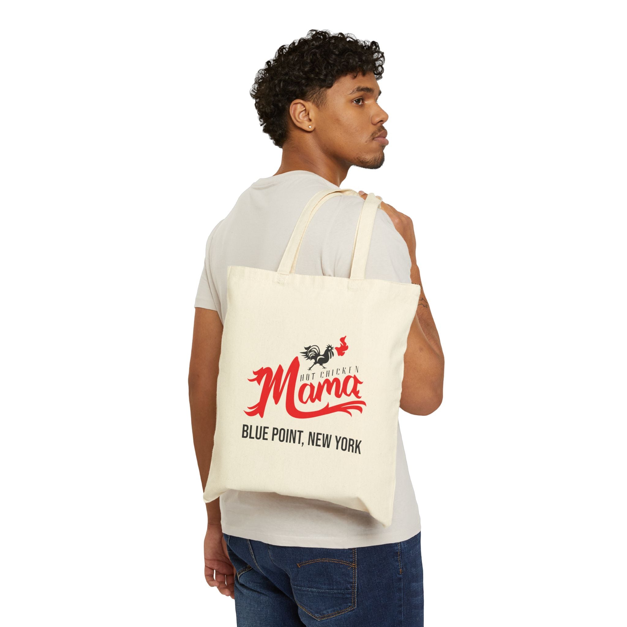 Hot Chicken Mama Classic Logo Tote Bag (Natural)