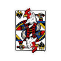 Playing Card Chicken Sticker